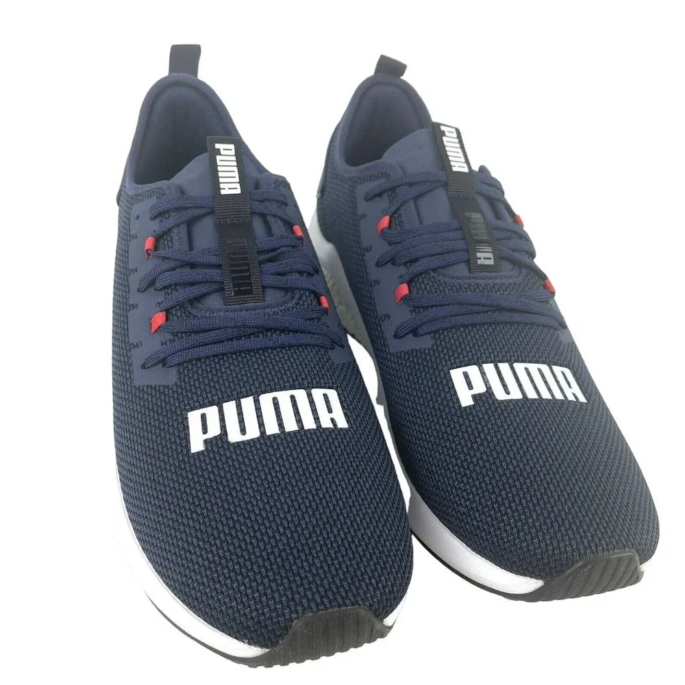 Puma Mens Hybrid NX Mens Athletic Sneaker Shoes Size 12 New In box Blue Lace Up - Picture 2 of 10